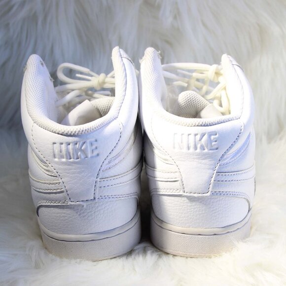 Nike Mens Court Vision CD5466-100 White Basketball Shoes Sneakers Size 10 - Picture 6 of 9